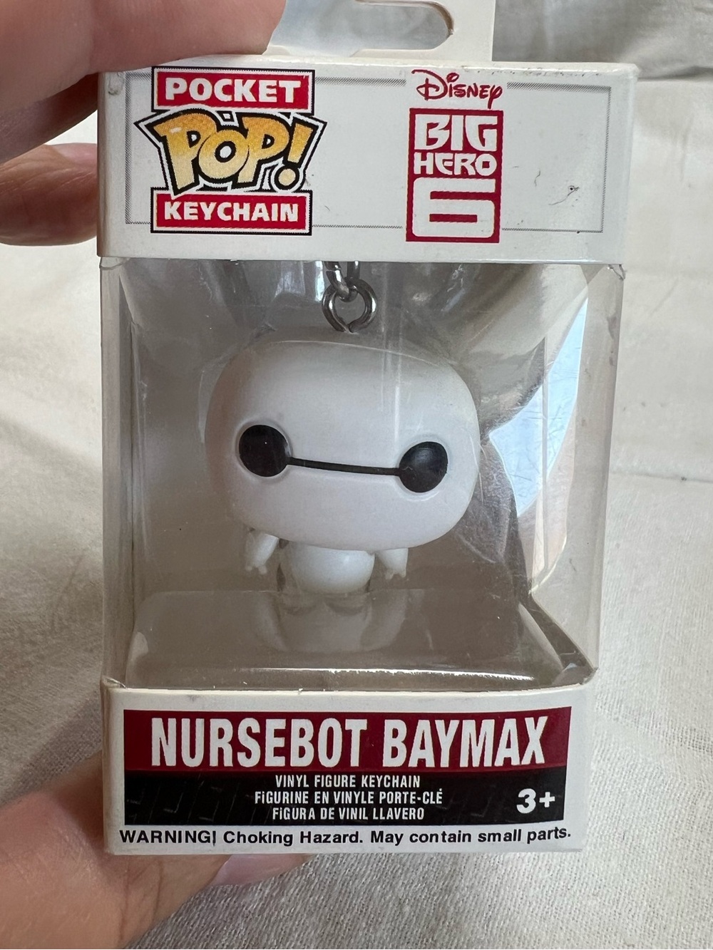 Funko pocket pop Nursebot baymax keychain